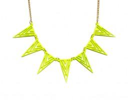 Joyas Mucurundu Collar Triangle Neon