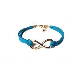 Joyas Mucurundu Pulsera Infinity Azul