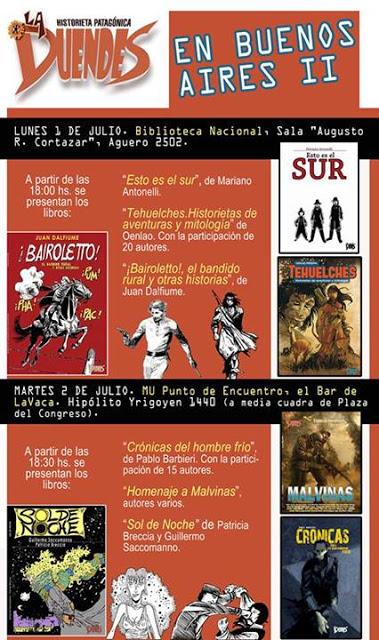 LA DUENDES EN BUENOS AIRES II: Nuevas presentaciones de historietas argentinas LA DUENDES EN BUENOS AIRES II: Nuevas presentaciones de historietas argentinas