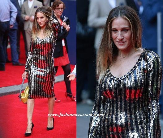 Sara Jessica Parker, de Marc Jacobs, en el estreno de Charly y la Fábrica de Chocolate, en Londres Sara Jessica Parker, de Marc Jacobs, en el estreno de Charly y la Fábrica de Chocolate, en Londres