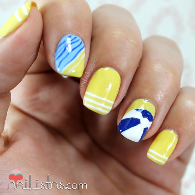 Uñas decoradas de verano | Pelota Nivea