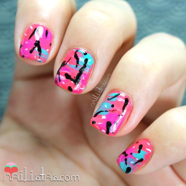 Uñas decoradas con estilo años noventa Uñas decoradas con estilo años noventa