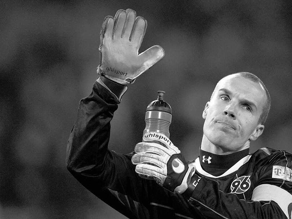 Robert Enke en su etapa como portero en el Hannover 96 Robert Enke en su etapa como portero en el Hannover 96