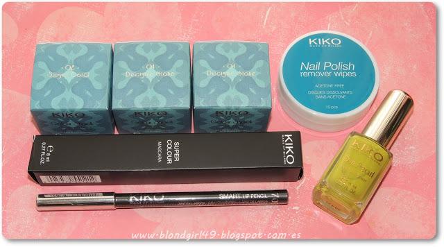 Compras en Kiko (con 30% de la rev. Glamour)