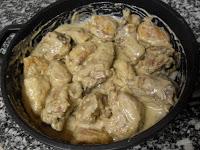 Cazuela de pollo a la sidra Cazuela de pollo a la sidra