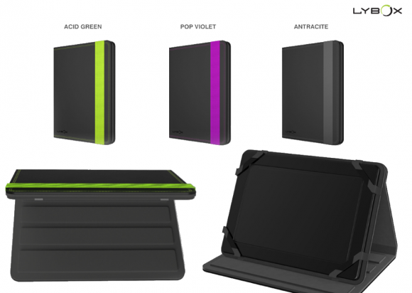 Fundas universales para tablets Lybox, tipo libro Fundas para tablet elegantes y económicas