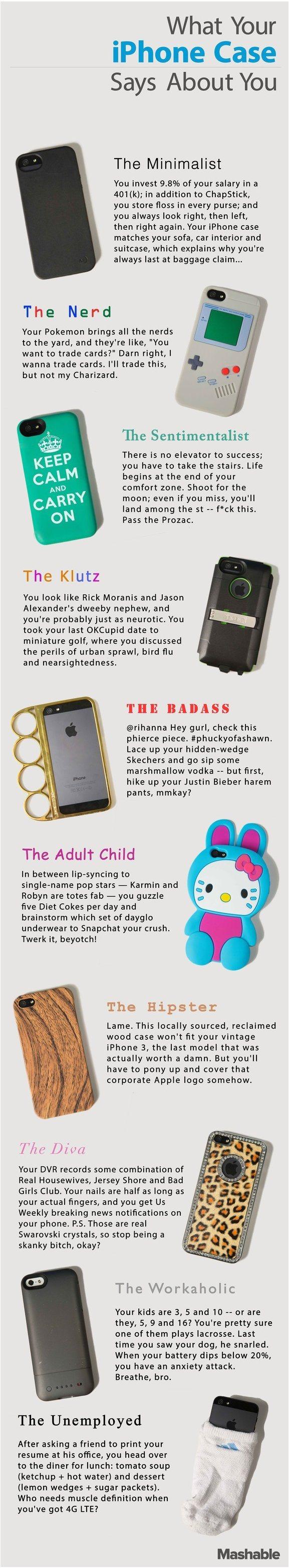 Dime que protector de smartphone usas y te diré quién eres iphone-case-personality