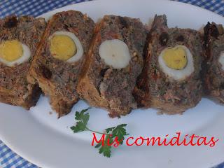 PASTEL DE CARNE Y ACEITUNAS PASTEL DE CARNE Y ACEITUNAS