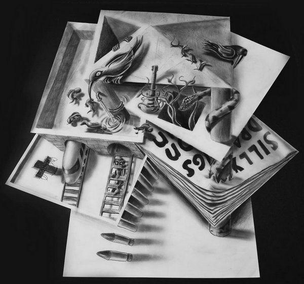 Alucinantes dibujos anamórficos de Ramon Bruin – JJK Airbrush jjk-airbrush-mix