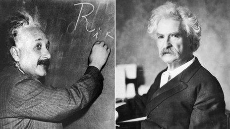 Einstein, Twain