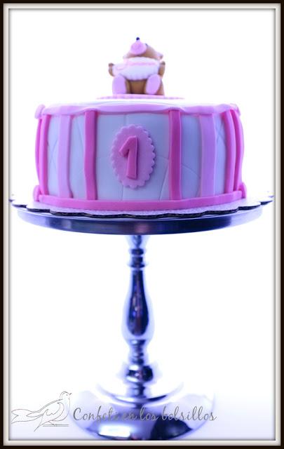 Tarta Primer cumpleaños Osito Tarta Primer cumpleaños Osito