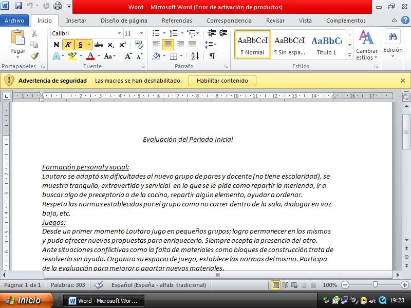 Pasar de word a pdf Pasar de word a pdf