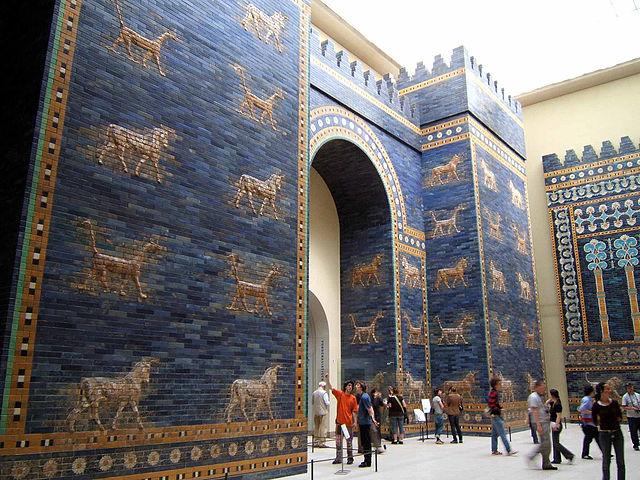 Puertas de Babilonia, hoy en el Museo Pergamon de Berlín