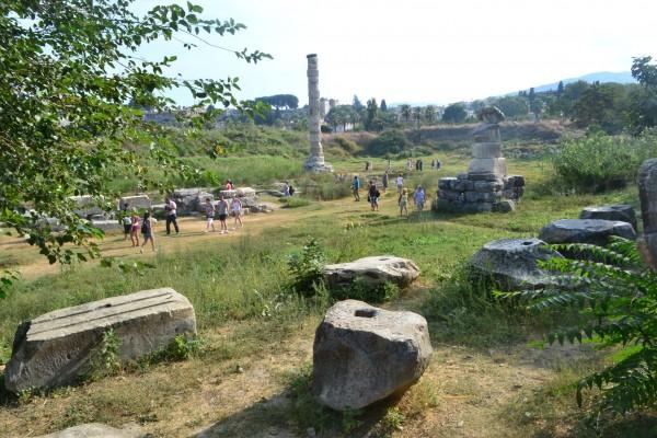 Restos del Templo de Artemisa, en Efeso