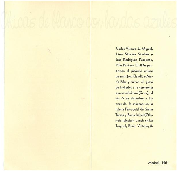 Invitación de los 60 y actual Invitación de los 60 y actual