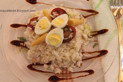 Ensalada mini de arroz Ensalada mini de arroz