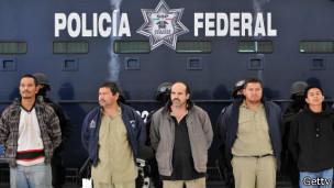 Arresto de supuestos narcotraficantes en México