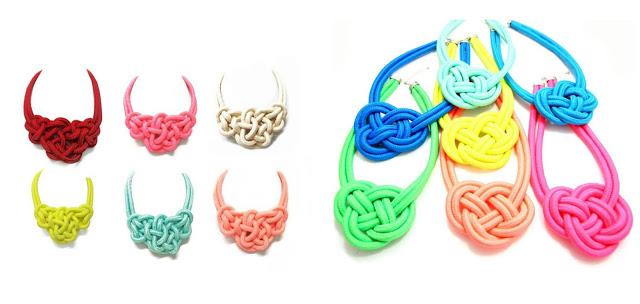 Collares de nudos Collares de nudos
