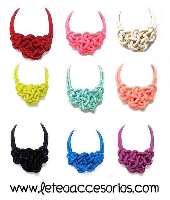 Collares de nudos Collares de nudos