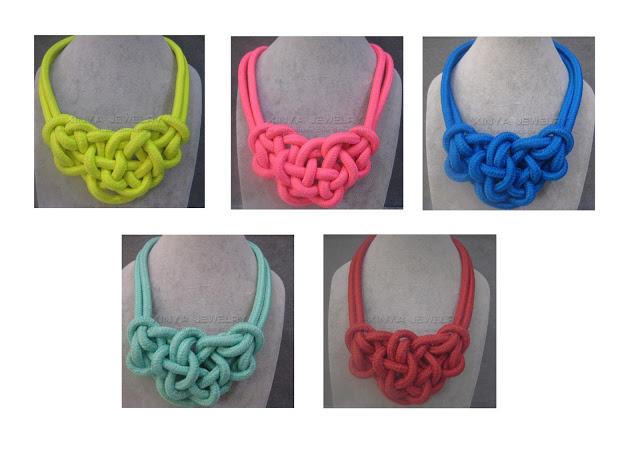 Collares de nudos Collares de nudos
