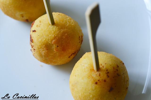 Croquetas de patata y restos del cocido