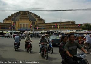Camboya, el resurgir de un antiguo reino. Mercado Central Phnom Penh