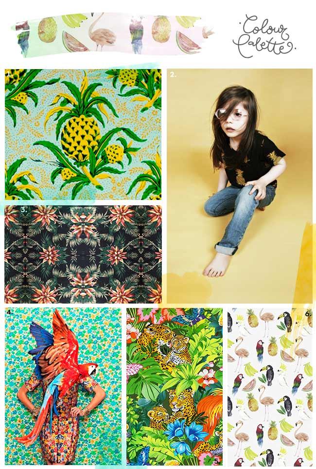 Para gustos, colores: Tropical pattern fotos tropicales