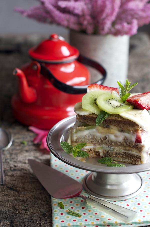 Tiramisú de Frutas frescas Tiramisú de Frutas frescas