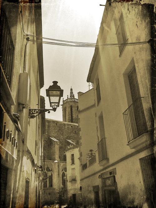 Desde la terraza Església de Santa Maria