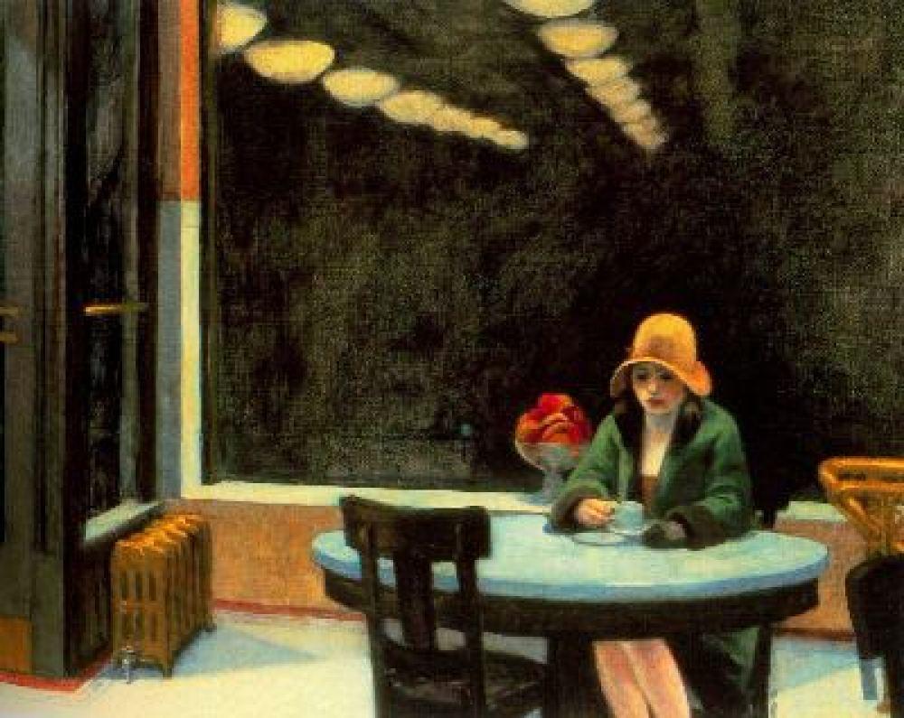 Autómata, 1927.  Edward Hopper