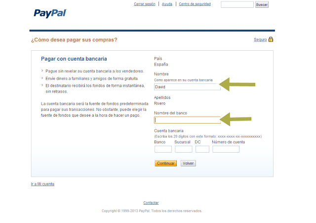 Cómo crear una cuenta en PayPal como crear una cuenta en paypal 7