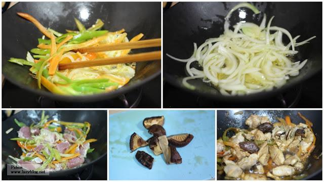 Salteado de arroz Thai con solomillo de cerdo ibérico y verduras Salteado de arroz Thai con solomillo de cerdo ibérico y verduras