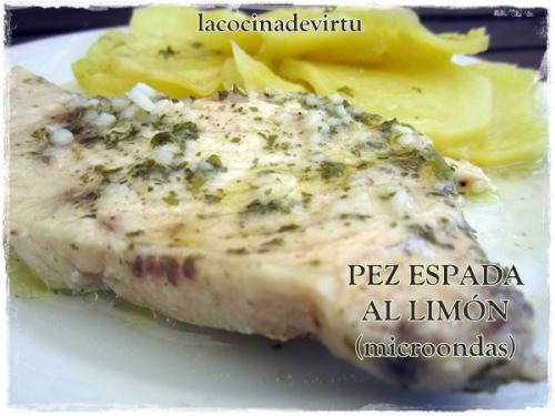 PEZ ESPADA AL LIMON (microondas) pez espada al limon micro