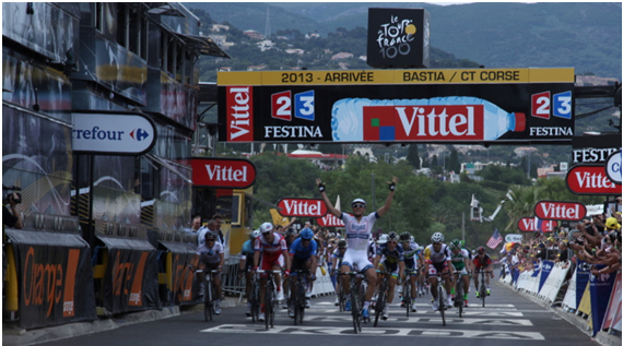 Marcel Kittel logra la victoria de la 1ª Etapa en Bastia (Foto: Le Tour)