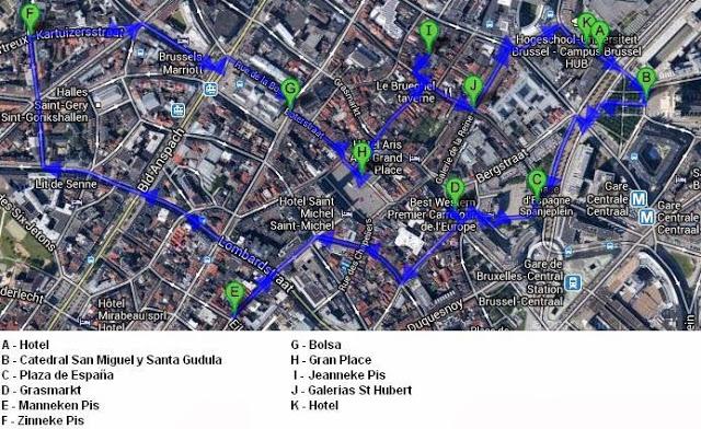 LLEGADA A BRUSELAS, PRIMERA TOMA DE CONTACTO LLEGADA A BRUSELAS, PRIMERA TOMA DE CONTACTO