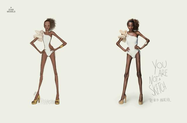 No eres un figurín  /  You're not a sketch - Say no to anorexia