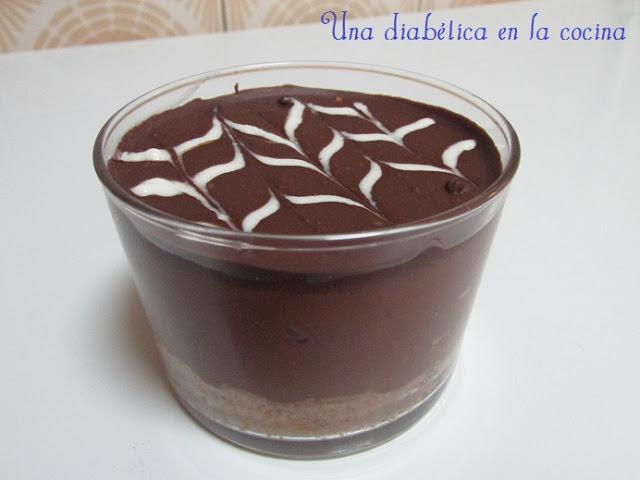 Tarta de queso y chocolate apta para diabéticos Tarta de queso y chocolate apta para diabéticos
