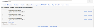 Como deshabilitar el filtro SPAM en Gmail o Google Apps