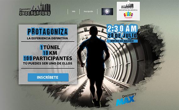 Discovery Underground, una carrera de 10 km por los túneles del Metro de Madrid