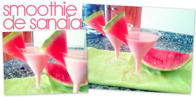 Smoothie de sandia Smoothie de sandia