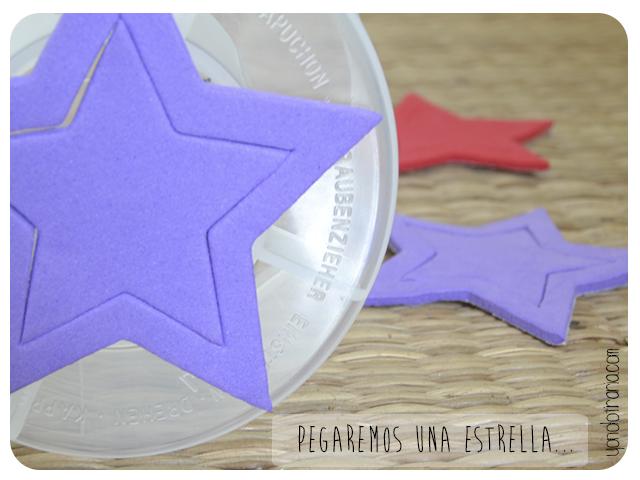 Estampar con lejía un mantel Estampar con lejía un mantel