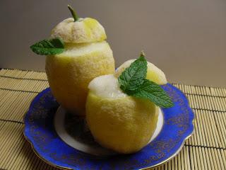 Limones helados sin lactosa