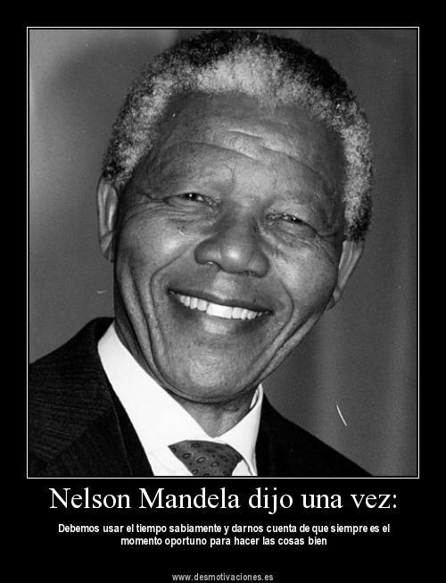 Historias de un Mito: Cuando Nelson Mandela muera será llorado en todo el Mundo