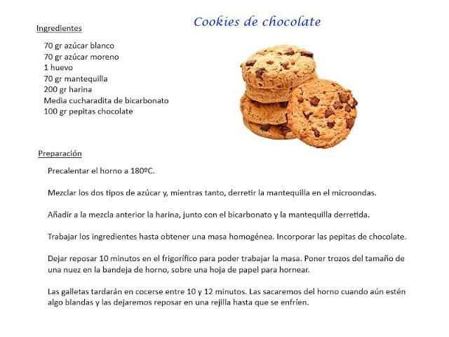 Cookies de chocolate Cookies de chocolate