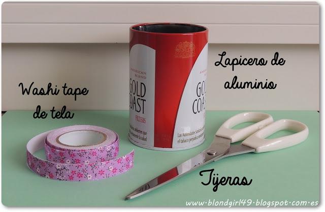 DIY: decoración de lapiceros con Washi tape