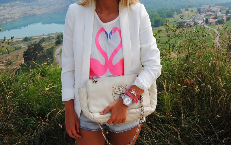 Touch of pink. Touch of pink.