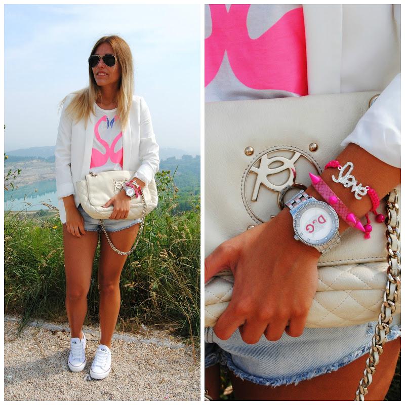 Touch of pink. Touch of pink.