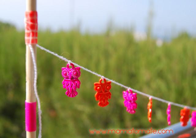 Decorando una fiesta-merienda color flúo