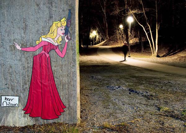 Dark Princesses :: el arte urbano de Herr Nilsson Dark Princesses :: el arte urbano de Herr Nilsson