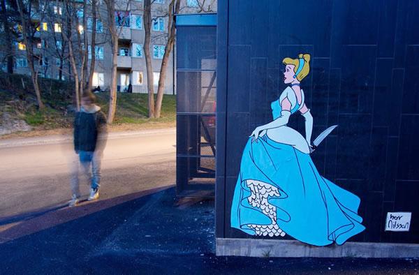 Dark Princesses :: el arte urbano de Herr Nilsson Dark Princesses :: el arte urbano de Herr Nilsson